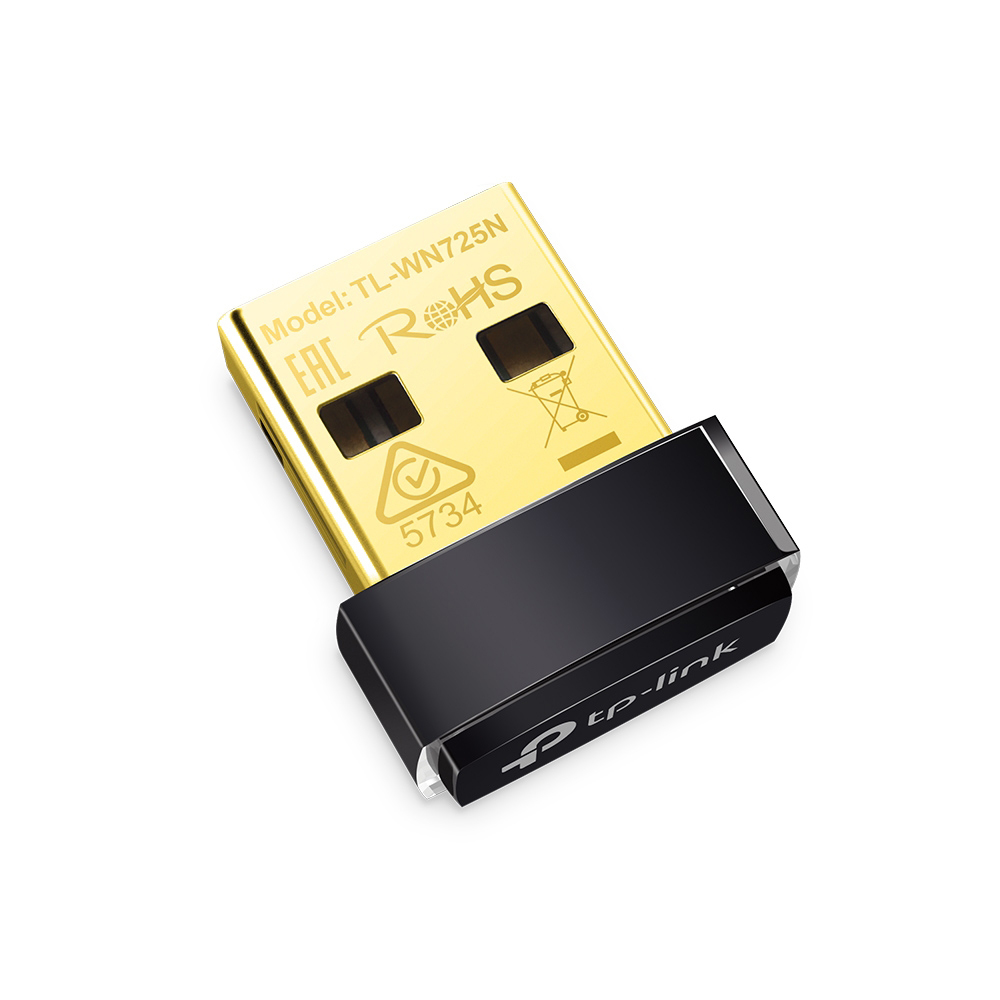 TP-Link TL-WN725N WLAN Adapter N150 Singleband, USB 2.0, Nano Design