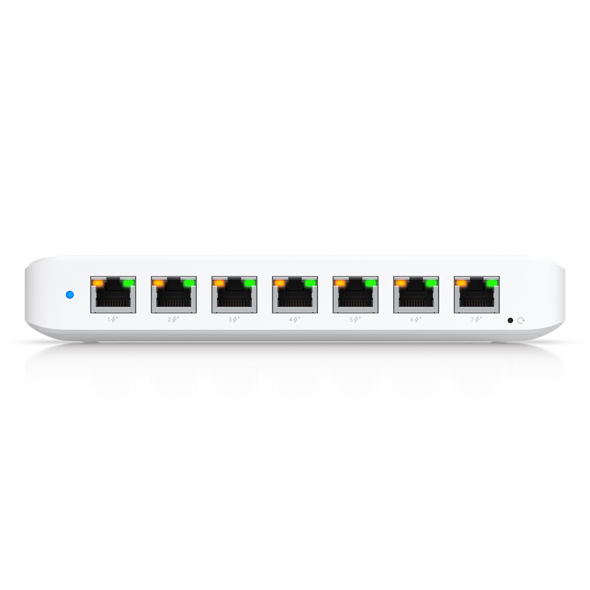 Ubiquiti Ultra 8-Port Managed Switch 8x Gigabit Ethernet (7x PoE+), 1x PoE++ (zur Stromversorgung)