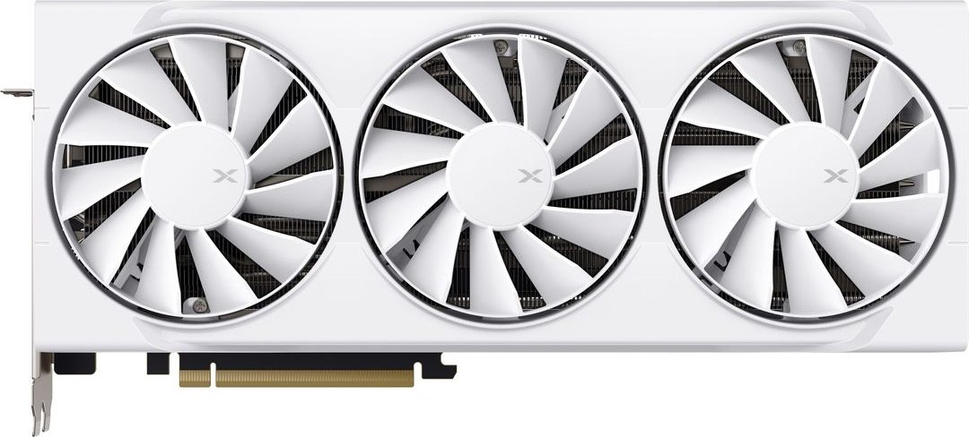 XFX Radeon RX 9070 SWIFT Triple Fan Gaming 16GB OC White – 16GB GDDR6, 1x HDMI, 3x DP