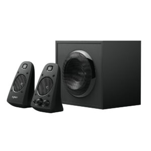 Logitech Z623, 2.1 speaker system, THX sound, headphone jack, black