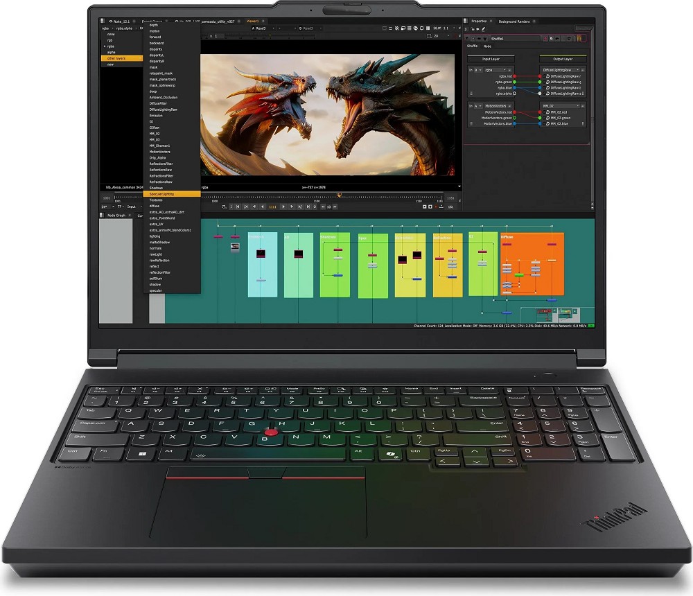 Lenovo ThinkPad T16g Gen 3 – 16“, Intel Core Ultra 7 255HX, 64 GB RAM, 1 TB SSD, GeForce RTX 5080, Windows 11 Pro