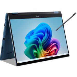 Acer Swift Spin 14 AI, 14″ Convertible, Qualcomm Snapdragon X2 Elite X2E-78-100, 16GB RAM, 512GB SSD, Adreno GPU, W11H