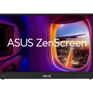 ASUS ZenScreen MB16AHVE, 15.6 inch FHD IPS Portable Monitor, 1920 x 1080, 60Hz, 5ms, 2x USB-C, Mini HDMI