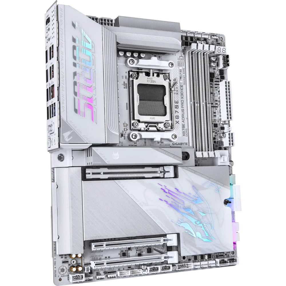 GIGABYTE X870E AORUS Pro X3D ICE Mainboard Base AM5