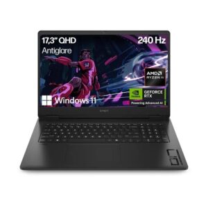 HP OMEN Gaming Laptop 17-db1475ng – 17.3, AMD Ryzen AI 7 350, 32 GB RAM, 1 TB SSD, GeForce RTX 5070, Windows 11 Home