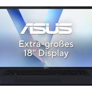 ASUS Vivobook 18 M1807GA-S8068W Copilot+ PC – 18″, AMD Ryzen AI 7 445, 16 GB RAM, 1 TB SSD, Windows 11 Home
