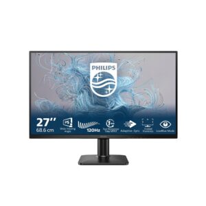 Philips 27E2N1110, 27″ Full HD IPS, 120Hz, 1ms MPRT, Adaptive Sync, HDMI 1.4, VGA, VESA 100×100, Schwarz