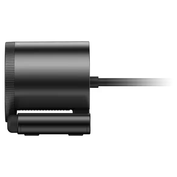 Lenovo FHD Webcam Microsoft TEAMS certification, 2 microphones with noise cancellation, versatile fastening options (tripod mount)