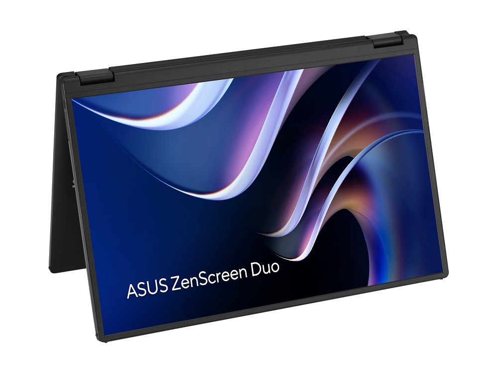 ASUS ZenScreen Duo MB14FCD, 2x 14″ WUXGA IPS, 1920×1200, 60Hz, 350cd/m2, HDR10, USB-C, Mini HDMI