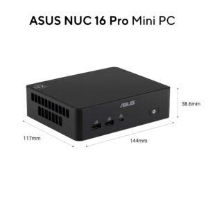 ASUS NUC 16 Pro, Mini-PC, Intel Core Ultra 7 356H, 32GB, 1 TB SSD, Intel Graphics, Windows 11 Pro