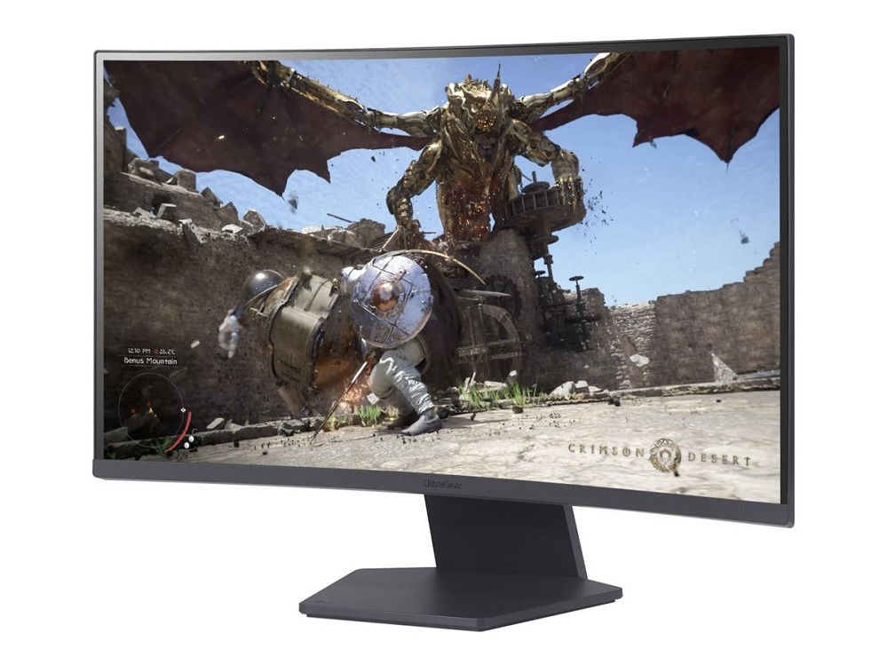 LG UltraGear 27GS60QC-B – LED monitor – curved – QHD – 68.4 cm (27″) – HDR
