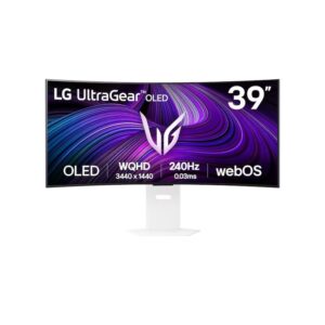 LG UltraGear 39GX90SA-W – OLED monitor – Gaming – bent – 99.1 cm (39″)