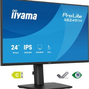 iiyama ProLite XB2491H-B1 – 60,5 cm (23.8″) 1920 x 1080 Pixel Full HD LCD Black