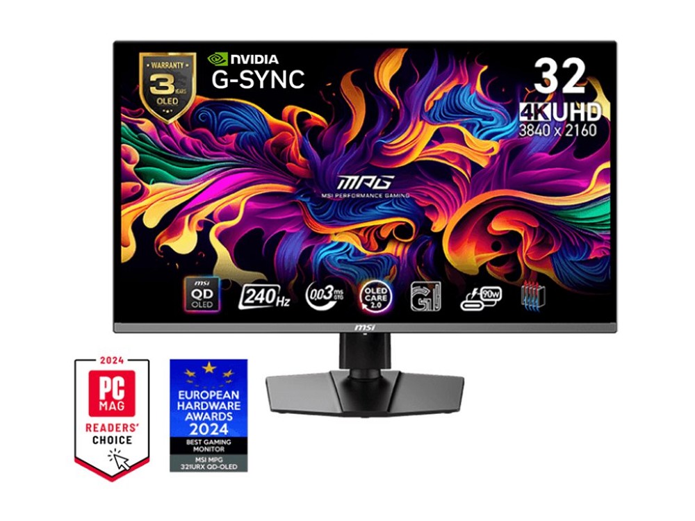 MSI MPG 321URXDE QD-OLED – OLED monitor – Gaming – 80 cm (31.5″)