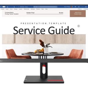 Lenovo ThinkVision S24i-30, 23,8 Zoll Full HD IPS, 1920 x 1080, 100 Hz, 4 ms, 250 cd/m², 99% sRGB, HDMI, VGA