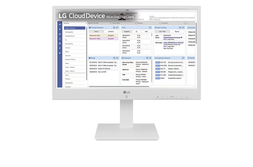 LG ThinClient 24CR671N-6P - 23.8" | Intel Pentium N6005 | 8 GB RAM | 16 GB eMMC