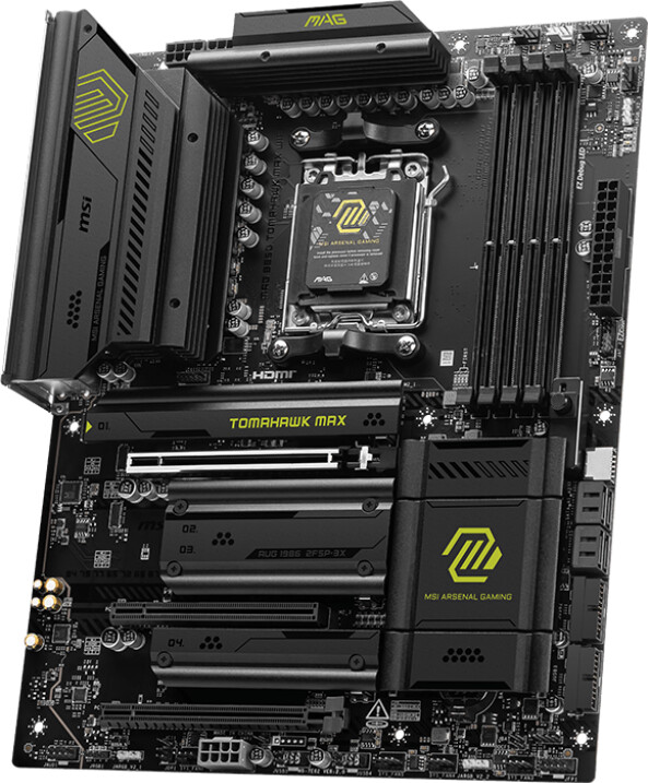 MSI MAG B850 TOMAHAWK WIFI Mainboard Sockel AM5