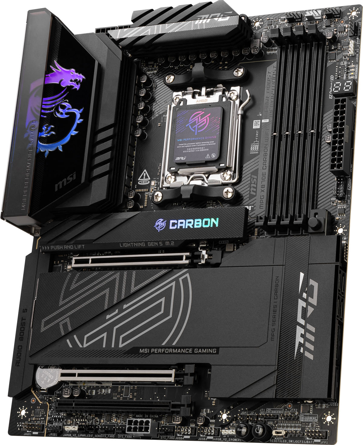 MSI MPG X870E Carbon WIFI Mainboard Sockel AM5