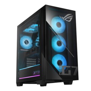 ASUS ROG GM700 Gaming PC – AMD Ryzen 7 8700F, 32 GB RAM, 2 TB SSD, GeForce RTX 5070 Ti, Windows 11 Home