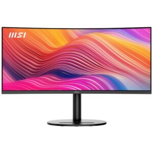 MSI Modern MD342CQPDE, 34″ UWQHD 3440×1440 Curved VA, 120Hz, USB-C 98W, KVM, HDMI, DisplayPort