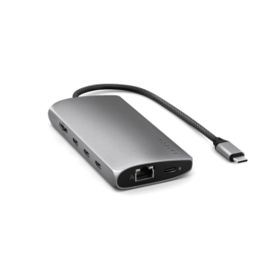 Satechi USB-C Multiport Adapter 8K with Ethernet V3 space grey