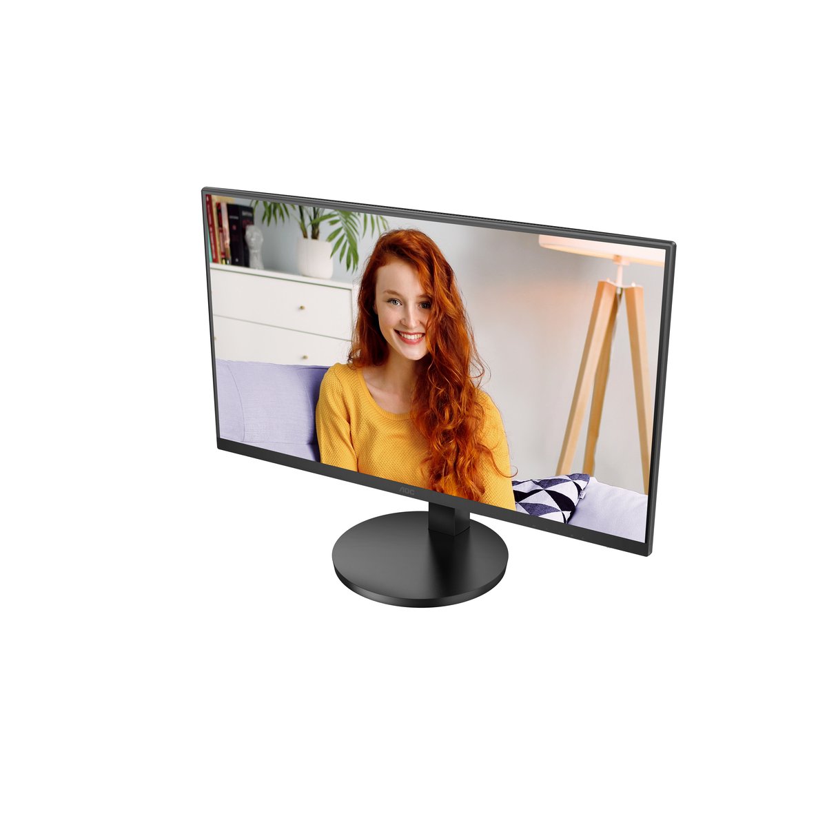 AOC U27B3AF 27 Zoll UHD Monitor, Lautsprecher, höhenverstellbar, HDR10 (3840x2160, 60 Hertz, HDMI 2.0, DisplayPort 1.4) schwarz