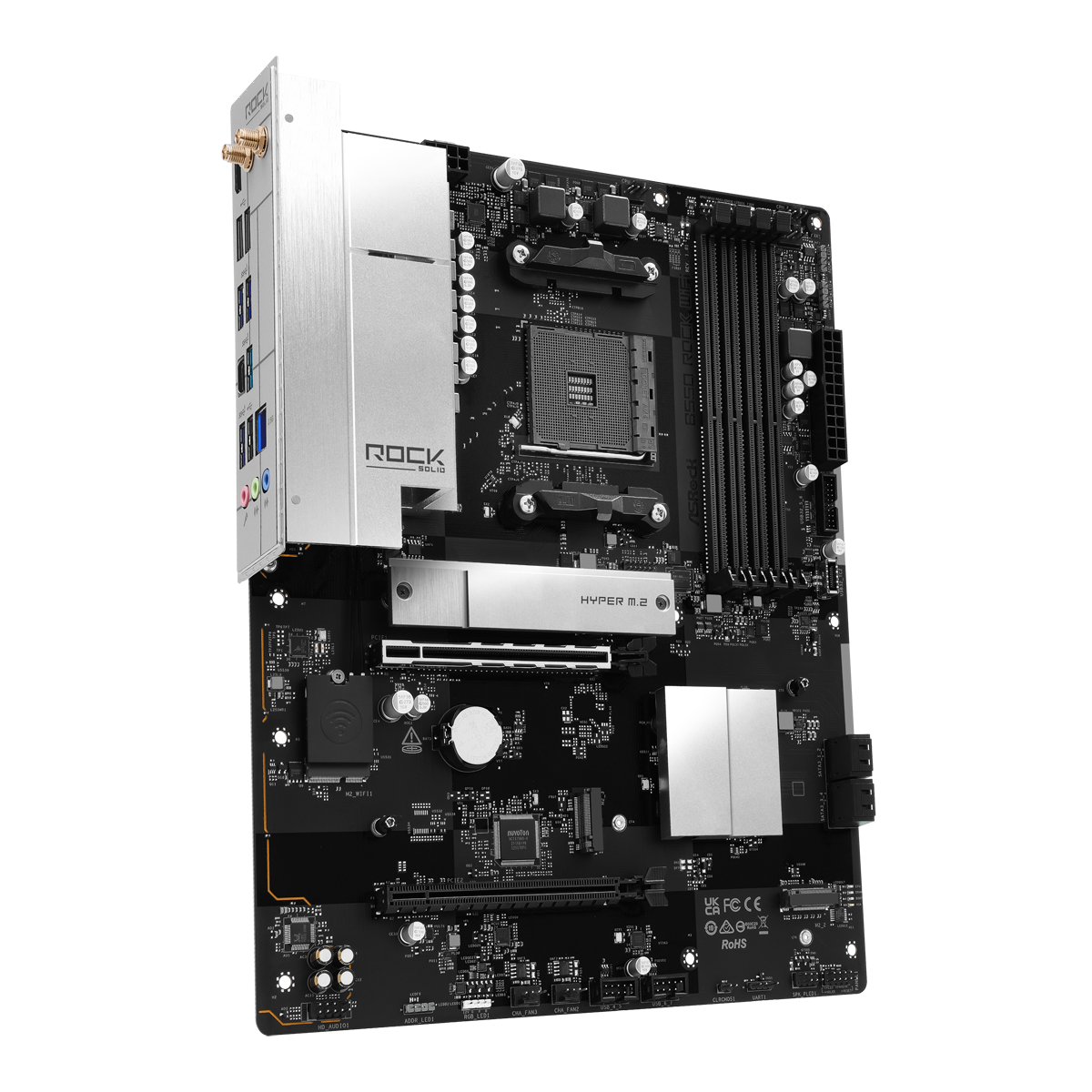 ASRock B550 Rock WiFi Mainboard Sockel AM4