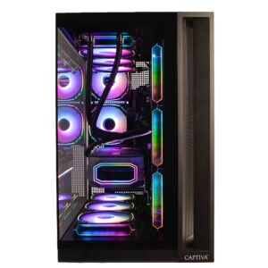 Captiva Highend Gaming PC R89-083 AMD Ryzen 7 9800X3D, 32GB DDR5 RAM, 2TB M.2 SSD, NVIDIA GeForce RTX 5080 (16GB GDDR7), X870, Windows 11 Home