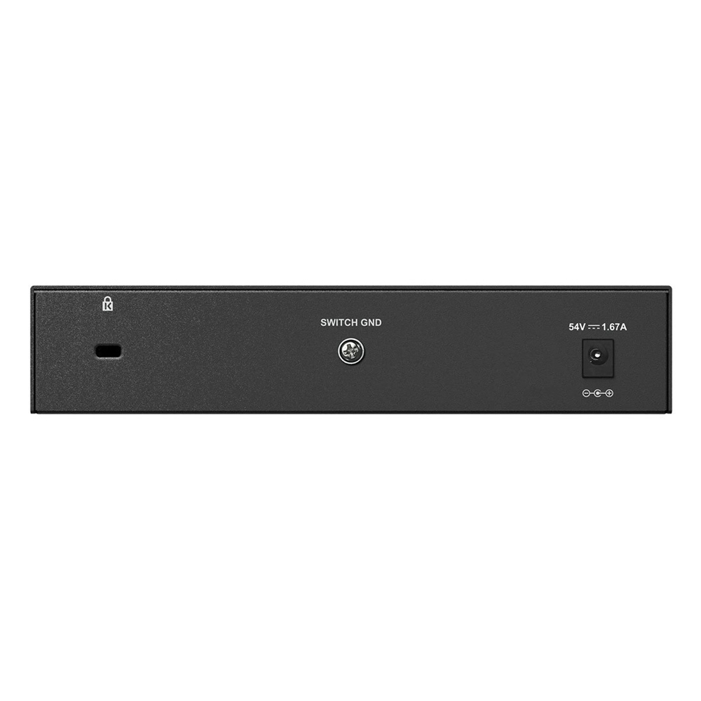 D-Link DGS-1008P Unmanaged Switch 8x Gigabit LAN (davon 4x PoE+), 60W PoE-Budget, Plug & Play