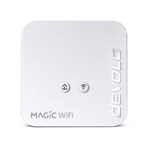 devolo Magic 1 WiFi mini Powerline Starter Kit Powerline bis zu 1.200 Mbit/s, WiFi 4 bis zu 300 Mbit/s, 1x LAN (pro Einheit)