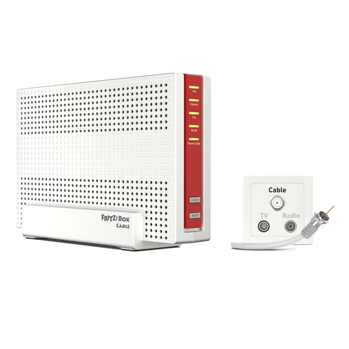 FRITZ!Box 6690 Cable + FRITZ!Repeater 1200 AX Bundle mit WiFi 6 Router und WiFi 6 Repeater