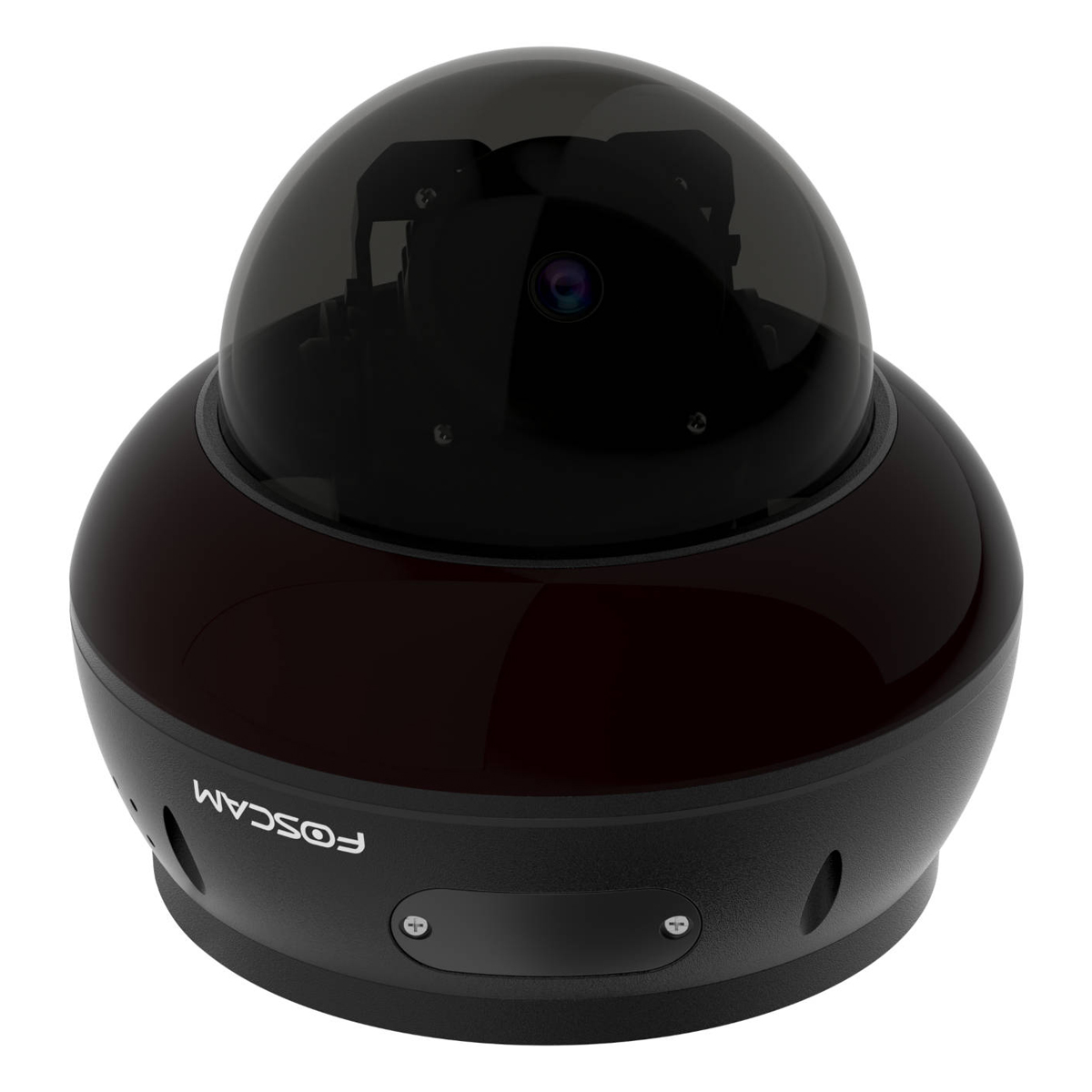 Foscam D8ET IP Überwachungskamera Schwarz 8MP (3840x2160), PoE, PT-Funktion, KI-unterstützte Erkennung, IK10 Vandalismus-Schutz