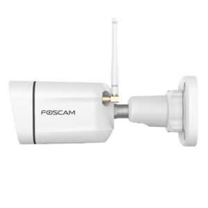 Foscam V5P WLAN surveillance camera White 5MP (3072×1728), dual-band WLAN, Integrated headlamp and siren