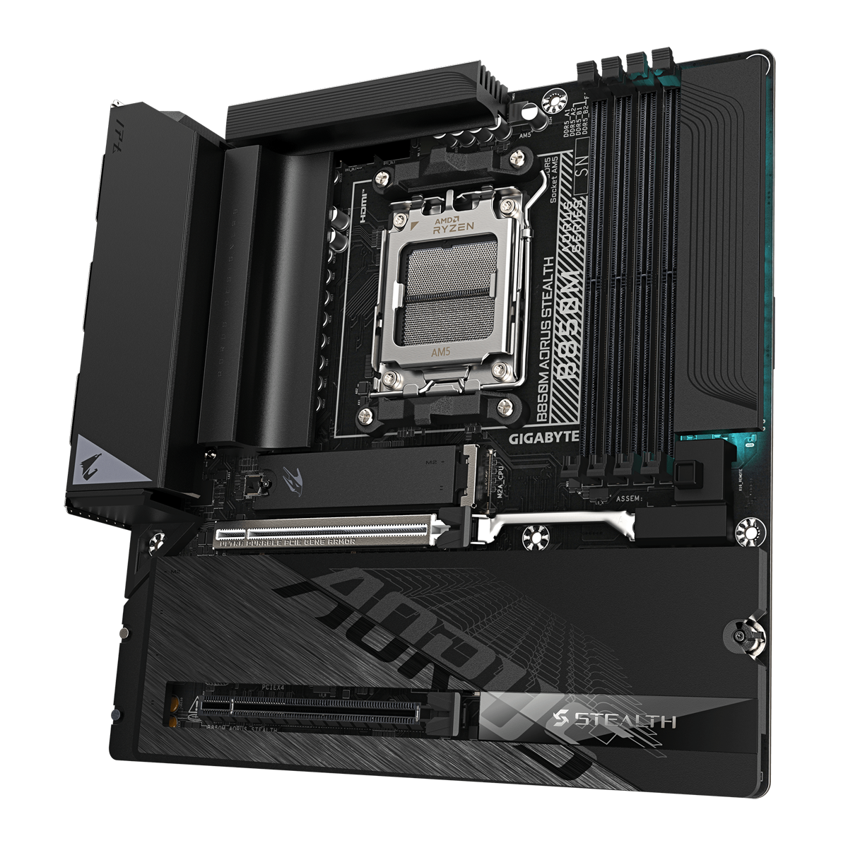 GIGABYTE B850M AORUS Stealth Mainboard Sockel AM5