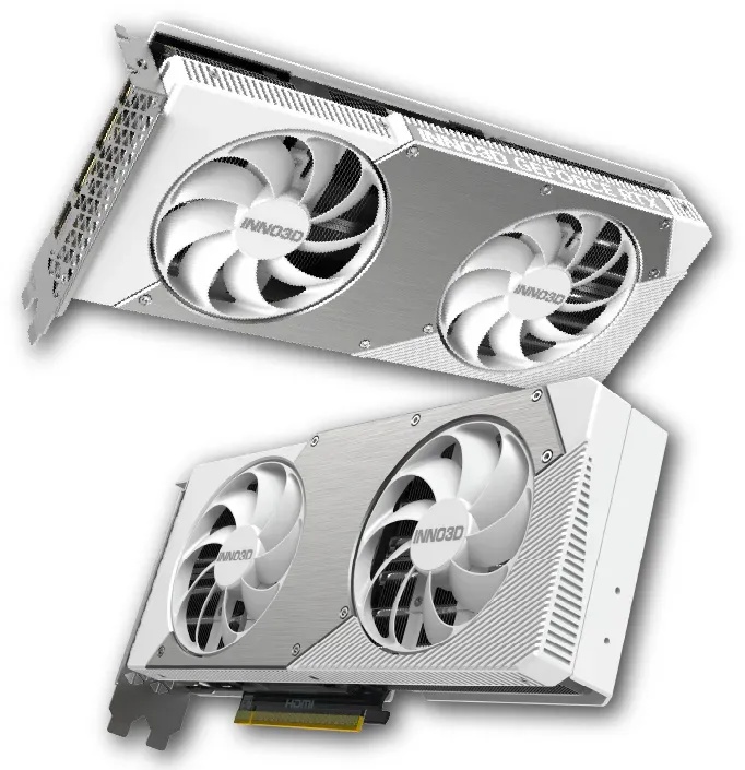 INNO3D GeForce RTX 5070 TWIN X2 OC WHITE - 12GB GDDR7, HDMI, 3x DP