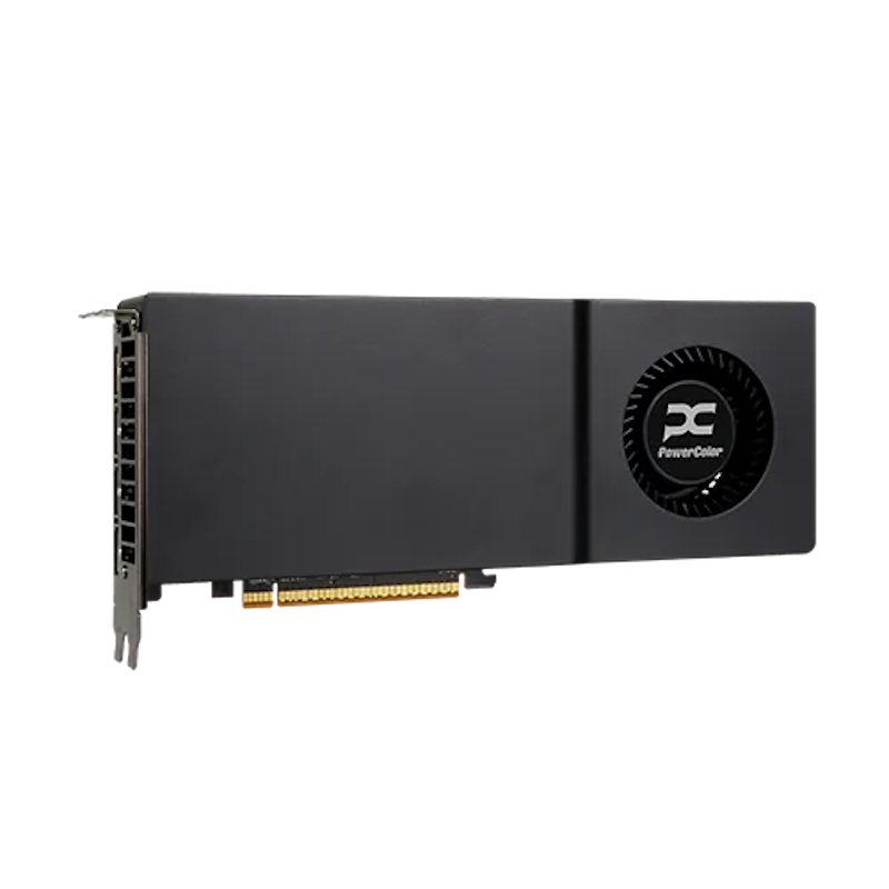PowerColor Radeon AI PRO R9700 Graphics Card – 32GB GDDR6, 4x DP
