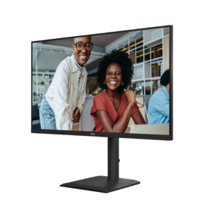 AOC Q32E4U Office Monitor 32 inch QHD monitor, speakers, height-adjustable, excitable, tiltable, black