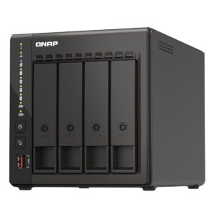 QNAP TS-453E-8G 16TB WD Red Plus NAS-Bundle NAS inkl. 2x 8TB WD Red Plus 3.5 Zoll SATA Festplatte