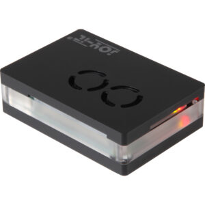 Joy-iT Acrylic case for Raspberry Pi 4 B with dual fan – black/transparent