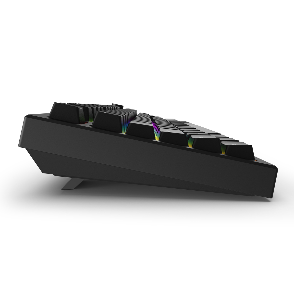 Sharkoon SGK55W Gaming Tastatur kabellose Gaming Tastatur im 75%-Layout mit PBT-Tastenkappen, schwarz