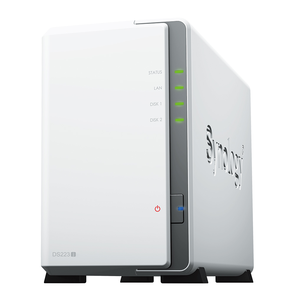Synology DS223j 16TB Plus HDD NAS Bundle NAS 2x 8TB Synology Plus 3.5 inch SATA hard disk