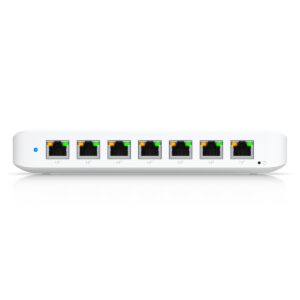 Ubiquiti Ultra 60W 8-Port Managed Switch 8x Gigabit Ethernet (7x PoE+), 1x PoE++ (zur Stromversorgung), 60W AC Adapter