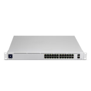 Ubiquiti Professional 24-Port PoE Managed Switch 24x Gigabit Ethernet (16x PoE+ und 8x PoE++, max. 400W), 2x 10 Gbit/s SFP+