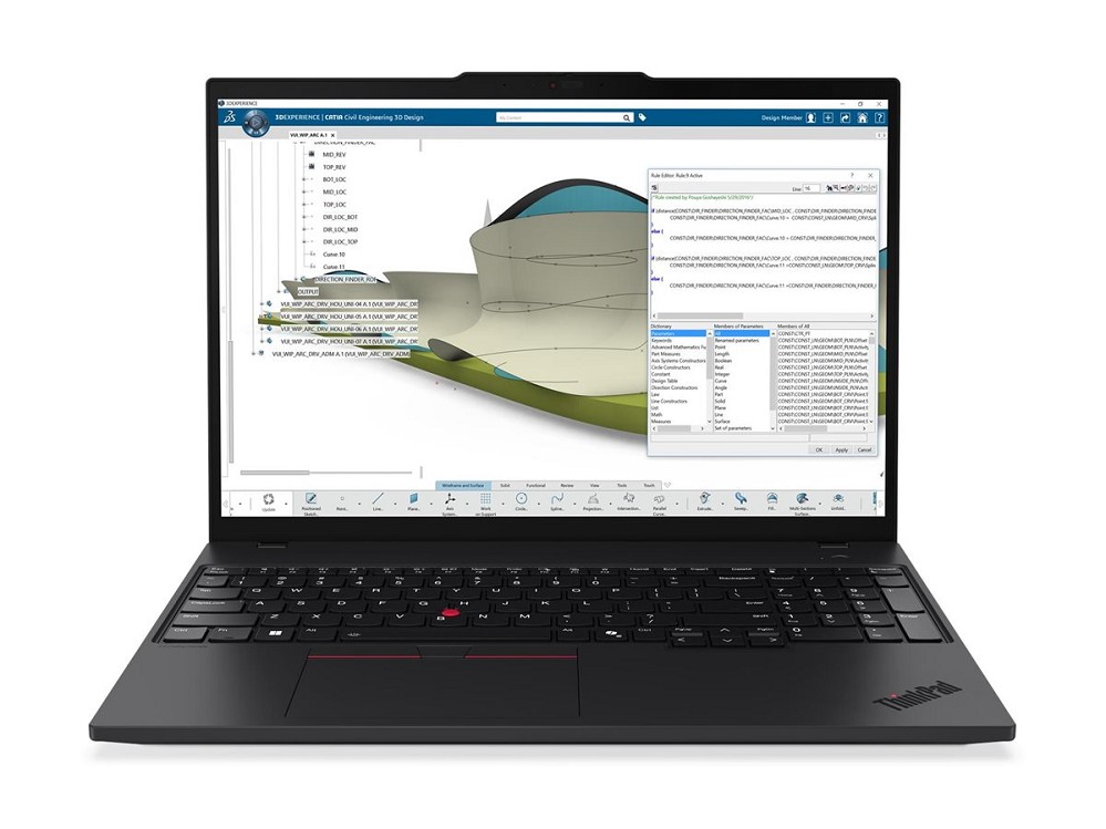 Lenovo ThinkPad P16s Gen 4 (AMD), 16" WUXGA, AMD Ryzen AI 9 HX PRO 370, 64GB, 1TB SSD, AMD Radeon 890M, Windows 11 Pro