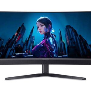 Acer Predator X34 F1, 34″ QD-OLED Curved, 3440×1440 UWQHD, 21:9, 360Hz, 0,03ms, 1800R, HDMI 2.1, DisplayPort 1.4