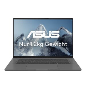 ASUS Zenbook A16 UX3607QA-SH132W, 16″ WUXGA OLED, Snapdragon X X1-26-100, 16GB, 512GB SSD, Qualcomm Adreno, W11H