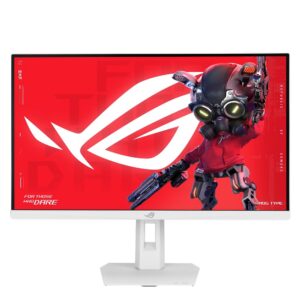 ASUS ROG Strix XG27ACSR-W, 27″ Fast IPS, 220 Hz, 0,3 ms min., G-SYNC Compatible, AMD FreeSync Premium, USB-C 15 W, Weiß