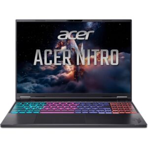 Acer Nitro 16 AN16-A91-R6BF, 16″ WQXGA IPS 240Hz, AMD Ryzen 9 9955HX, 16GB, 1TB SSD, NVIDIA RTX 5070, Windows 11 Home