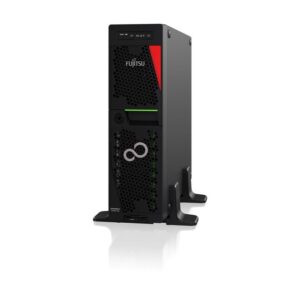 Fujitsu PRIMERGY TX1320 M6 UCFF-Server, Intel Xeon 6325P, 32 GB DDR5 ECC, 4 × 2,5-Zoll-Hot-Swap-Schächte, 2 × 500 W