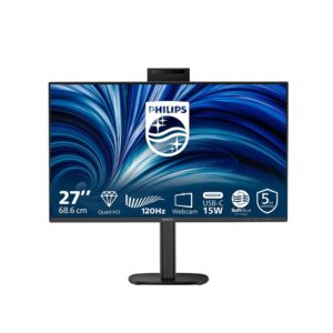 Philips 27B2N3500JH, 27″ QHD IPS, 120Hz, 350 cd/m², 5MP-Webcam, USB-Hub, 2x HDMI 2.1, DisplayPort 1.2